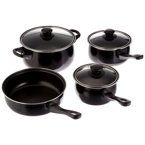 Chef Du Jour 7 Piece Carbon Steel Nonstick Cookware Set