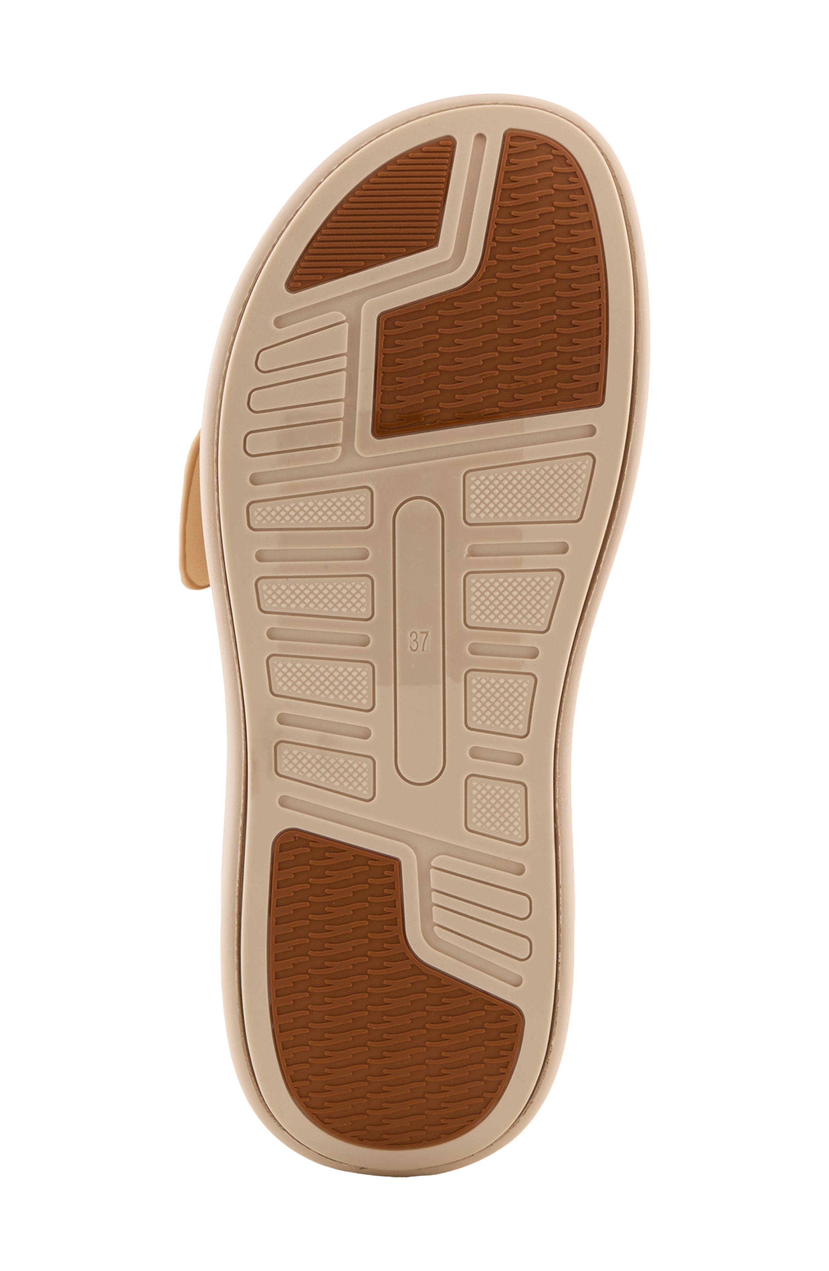 Brewer Slide Sandal, Alternate, color, TAN METALLIC