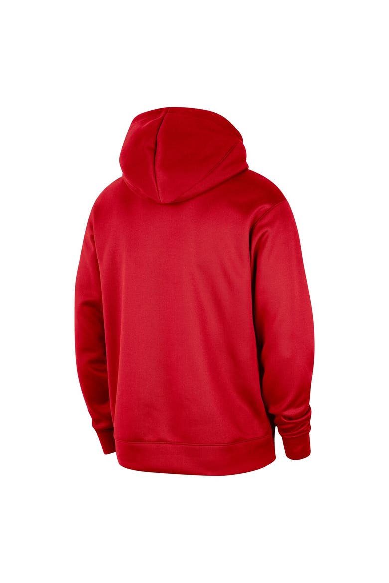 Men's Nike Red Chicago Bulls 2024/25 Spotlight On-Court Practice Performance Pullover Hoodie, Alternate, color, Red