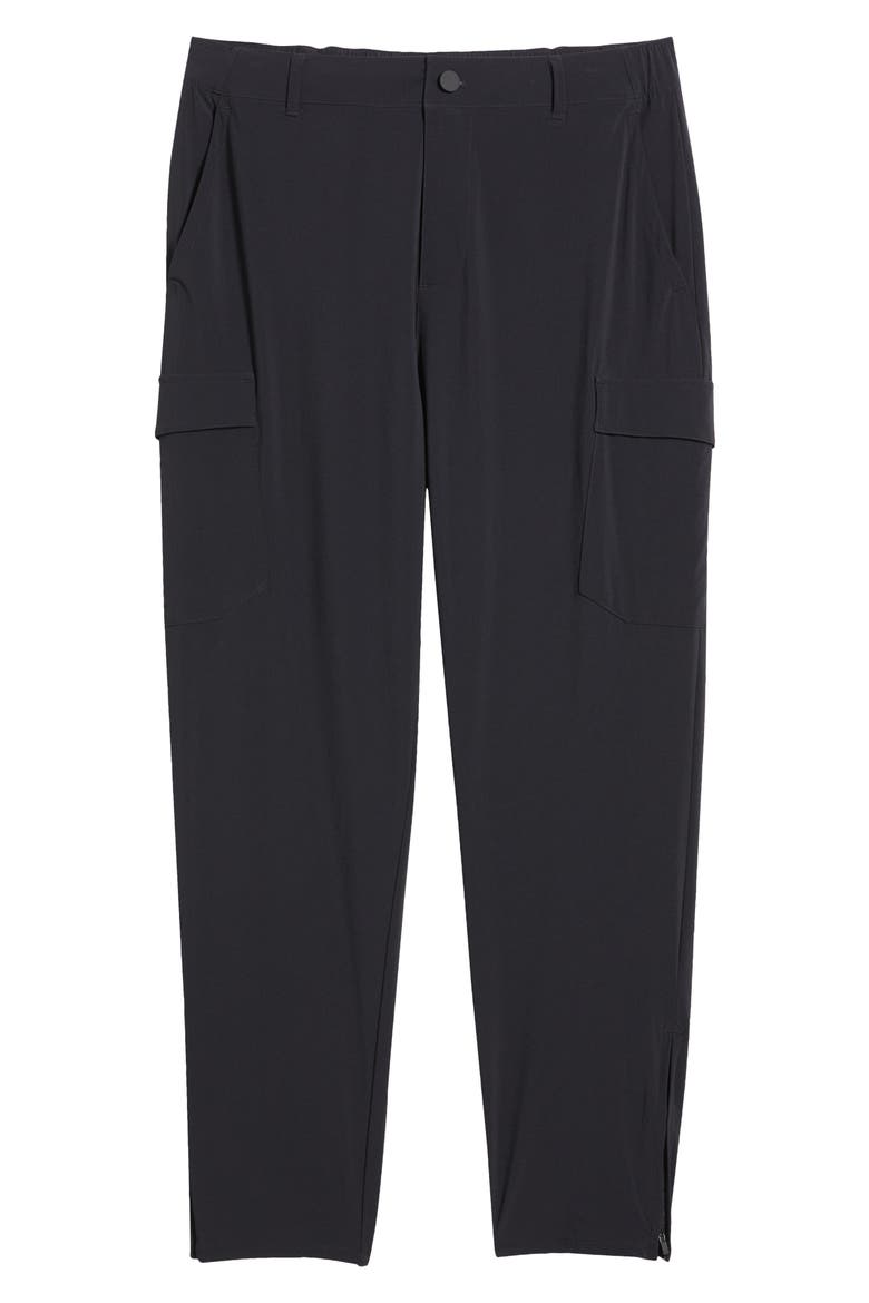 Tech Cargo Pants, Alternate, color, BLACK