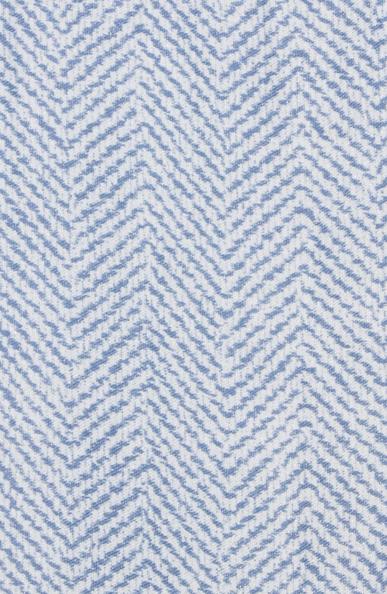 Nine West Herringbone Soft Wrap Scarf, Alternate, color, Blue