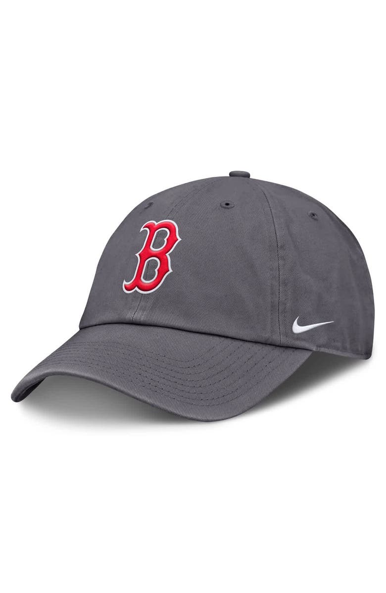 Nike Men's Nike Gray Boston Red Sox Club Adjustable Hat, Main, color, 