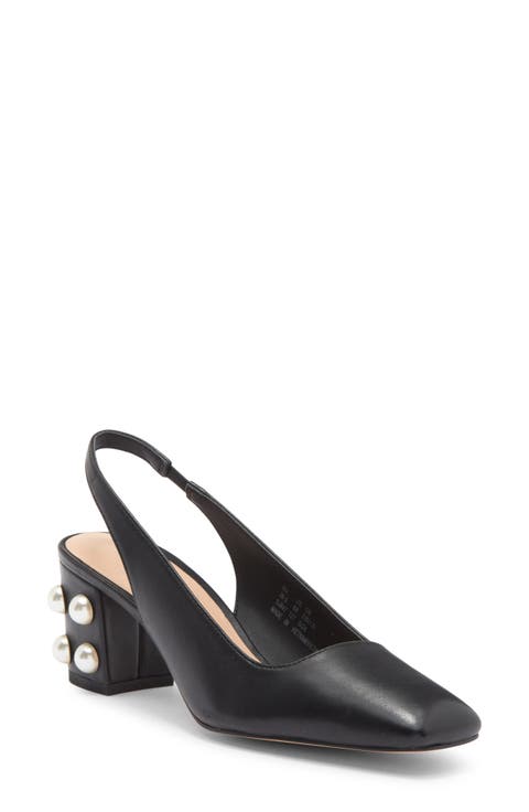 Jute 60 Block Heel Slingback Pump (Women)