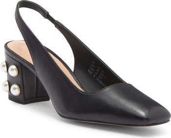 Jute 60 Block Heel Slingback Pump