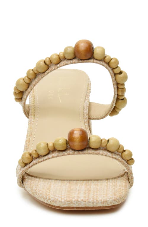 NICOLE MILLER NICOLE MILLER WOODEN BEAD SLIDE SANDAL