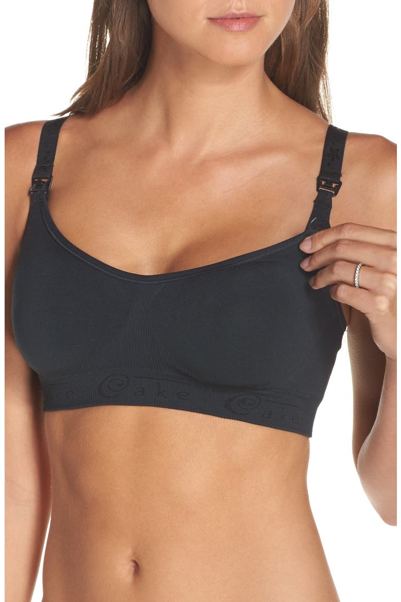 Rock Candy Wireless Nursing Bra, Alternate, color, BLACK