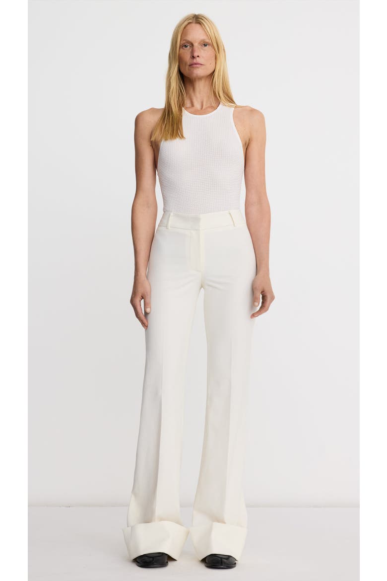 Wide Leg Cuffed Trouser, Main, color, Chalk