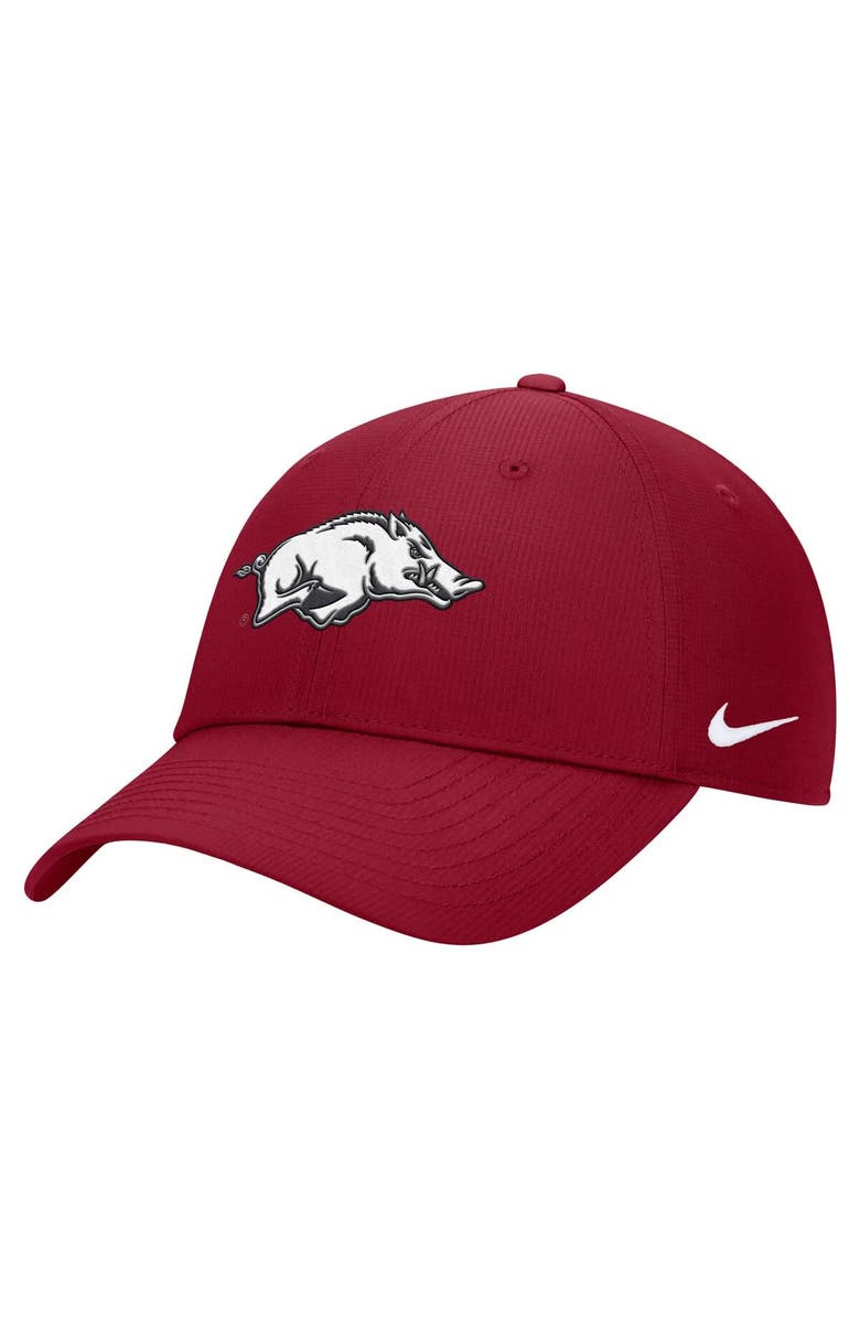 Nike Men's Nike  Cardinal Arkansas Razorbacks 2025 On-Field Club Performance Adjustable Hat, Main, color, 