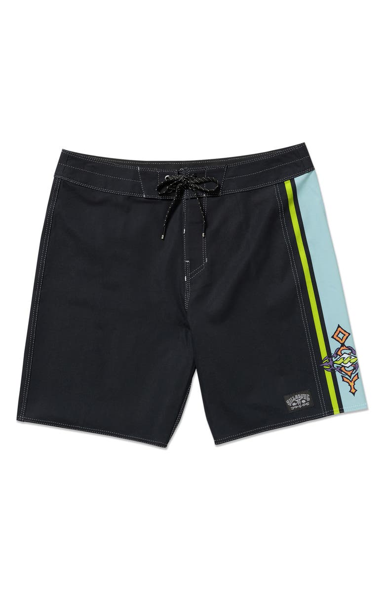Billabong Occy Pro Board Shorts, Alternate, color, Washed Black