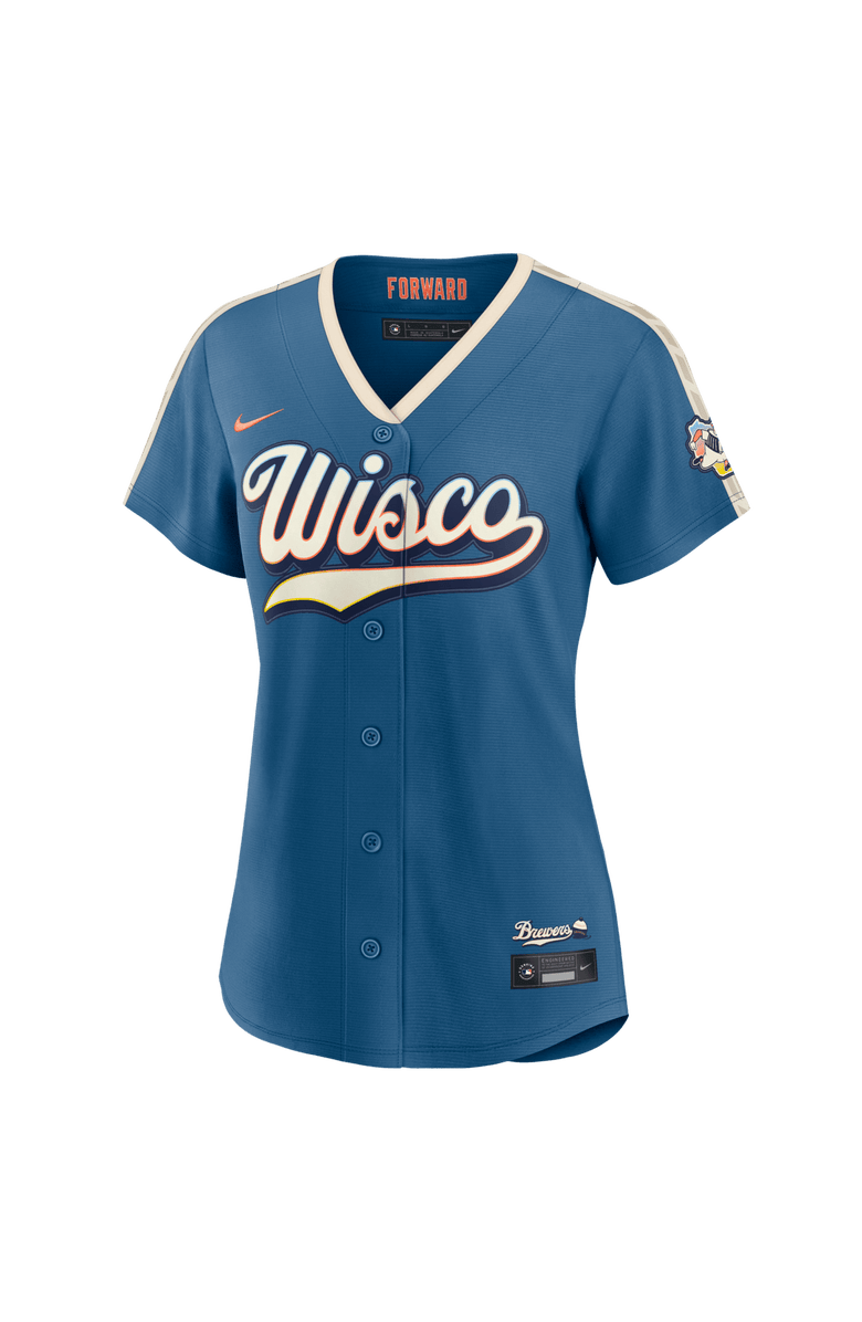 Nike Women's Nike  Mineral Blue Milwaukee Brewers 2026 City Connect Stadium Jersey, Alternate, color, Mineral Blue