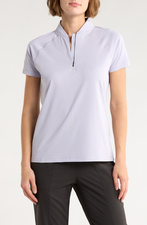 Quinn Half Zip Knit Polo