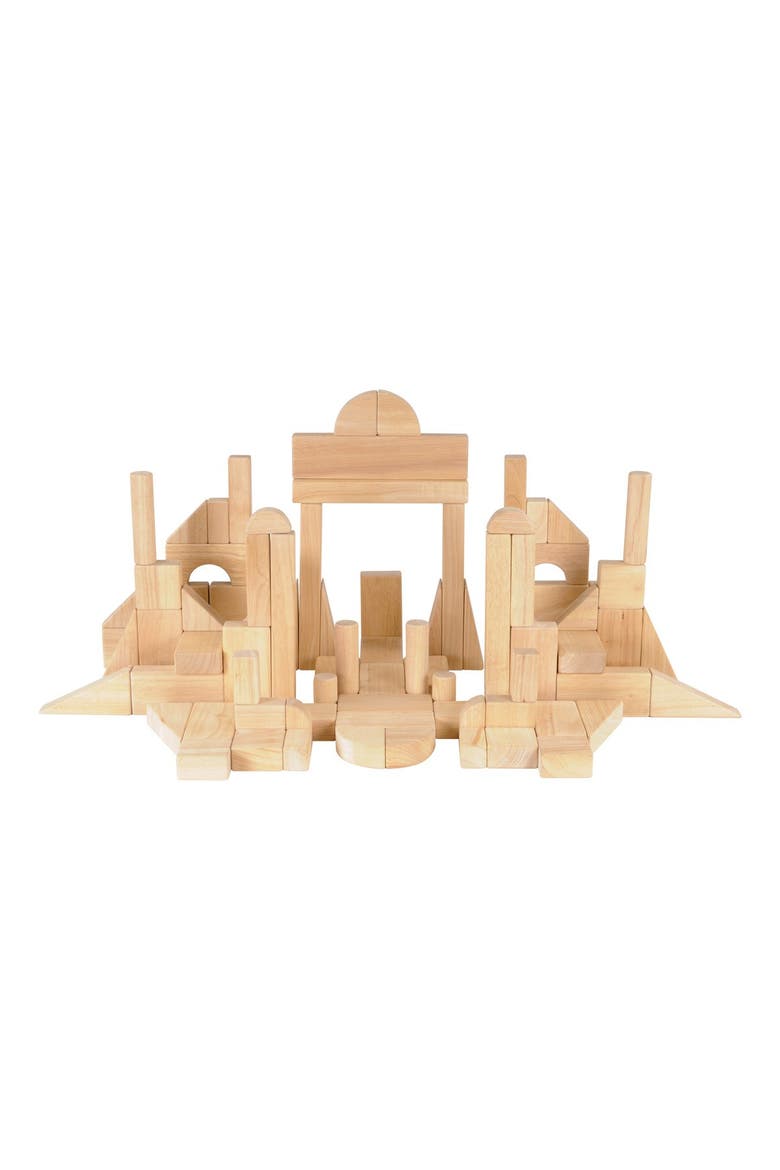 Unit Blocks Supplement Set II - 88 pieces in 16 shapes, Alternate, color, Brown