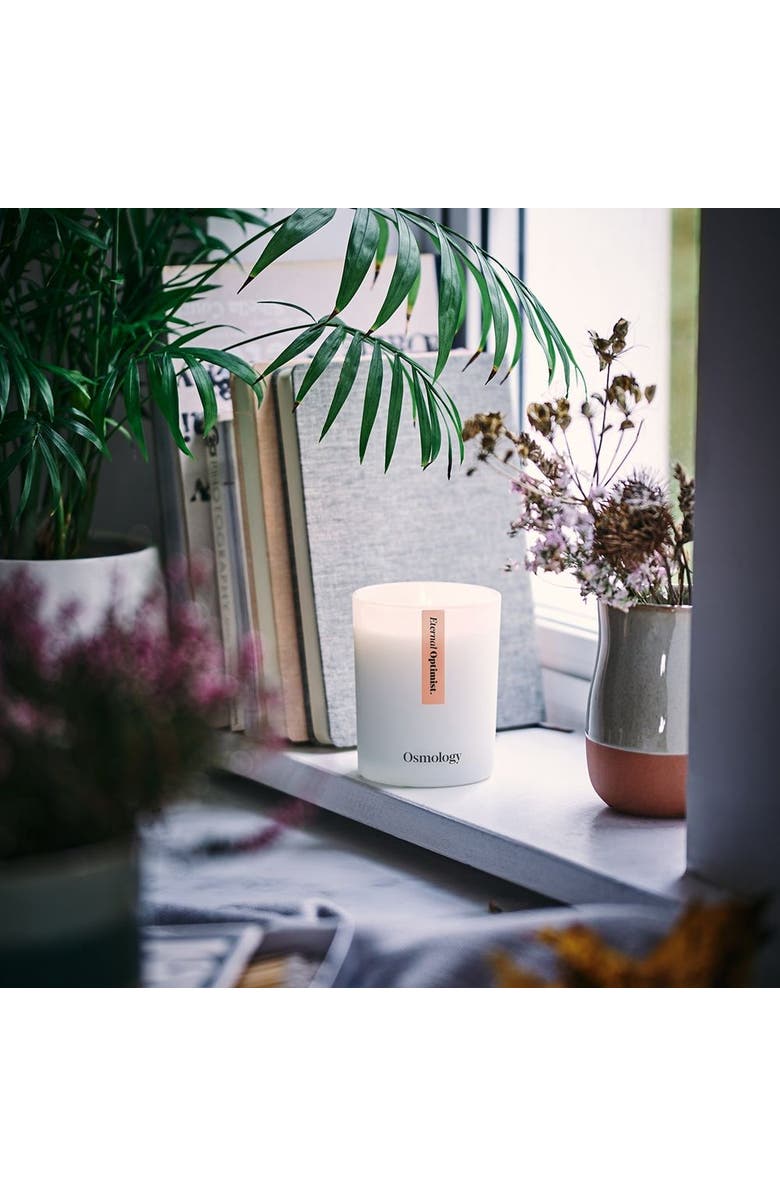 Osmology Eternal Optimist Scented Candle - Neroli Blossom Jasmin and Sandalwood, Alternate, color, White
