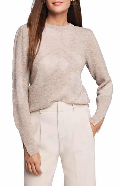 NIC+ZOE Lace Knit Floral Sweater