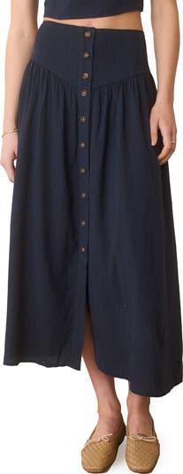 【PORTERNA】Stern Mid-Length Skirt Twill Midi Pleated Skirt | Thom Browne