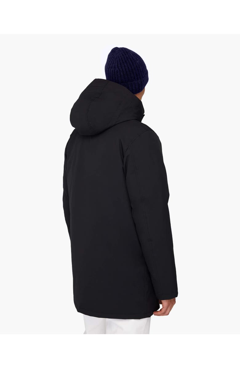 Quartz Co. CHAMPLAIN | Hooded Down Winter Jacket, Alternate, color, Black