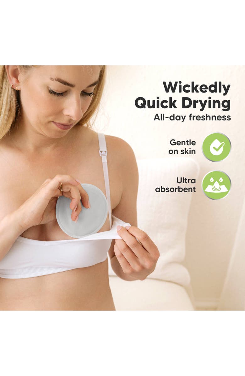 KeaBabies Soothe Nursing Pads, Alternate, color, Cool Gray