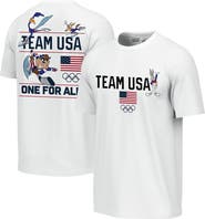 Outerstuff Men's Outerstuff  White Team USA x Looney Tunes Skate Rush T-Shirt