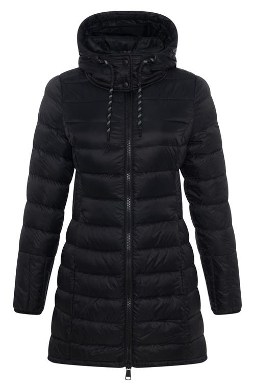 Lole Claudia Hooded Packable Down Jacket In Animal Print