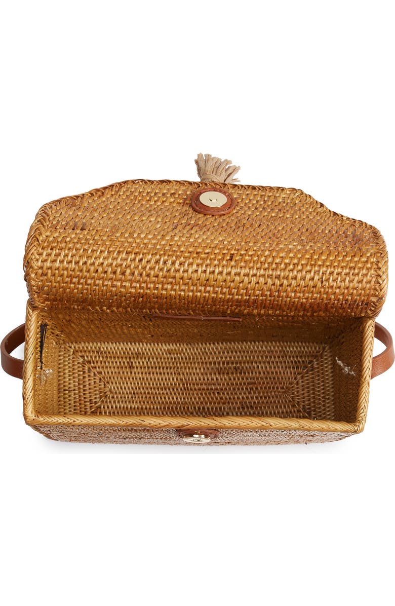 Nordstrom Celeste Straw Crossbody Bag, Alternate, color,