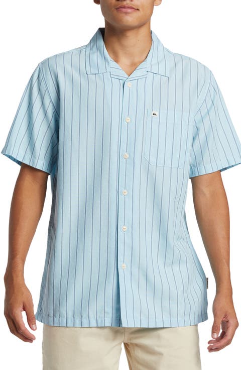 Casa Classics Regular Fit Stripe Camp Shirt