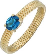 Bony Levy 18K Gold Oval Stone Ring