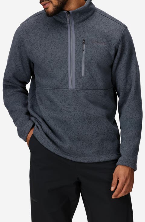 Drop Line Half Zip Fleece Jacket