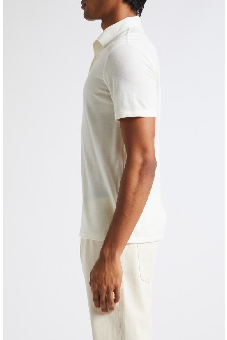 Wool Piqué Polo, Alternate, color, OPEN WHITE 010