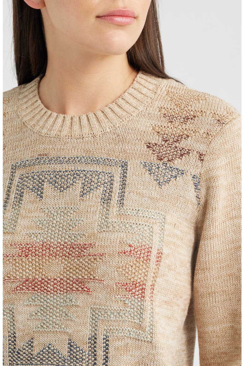 Columbia River Sweater, Alternate, color, ECRU MIX