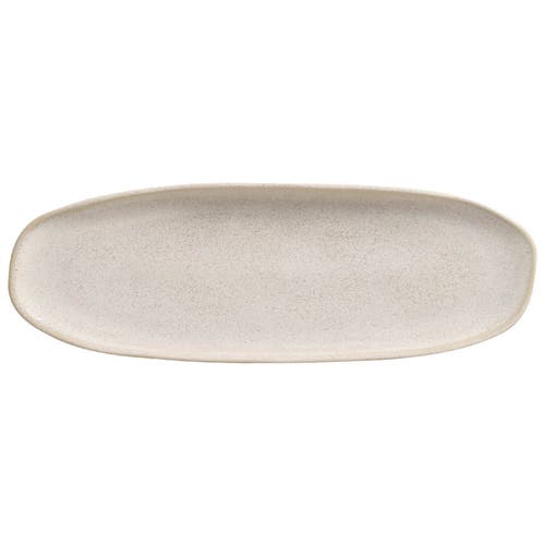 Porto Brasil Shallow Organic Oval Platter Large Set Of 4 In Brown