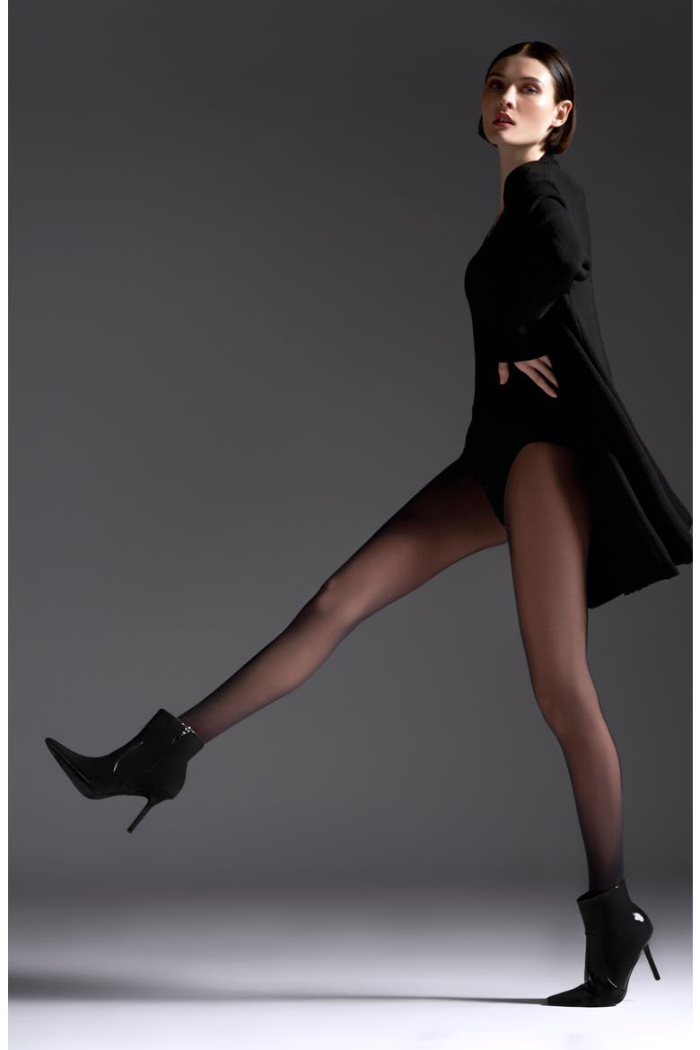 Thermo Nude Tights, Alternate, color, BLACK SHEER
