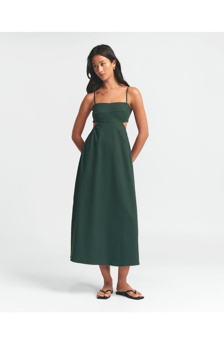 ST MRLO Preston Dress, Main, color, Forest Green