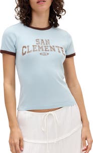 BDG Urban Outfitters San Clemente Ringer T-Shirt