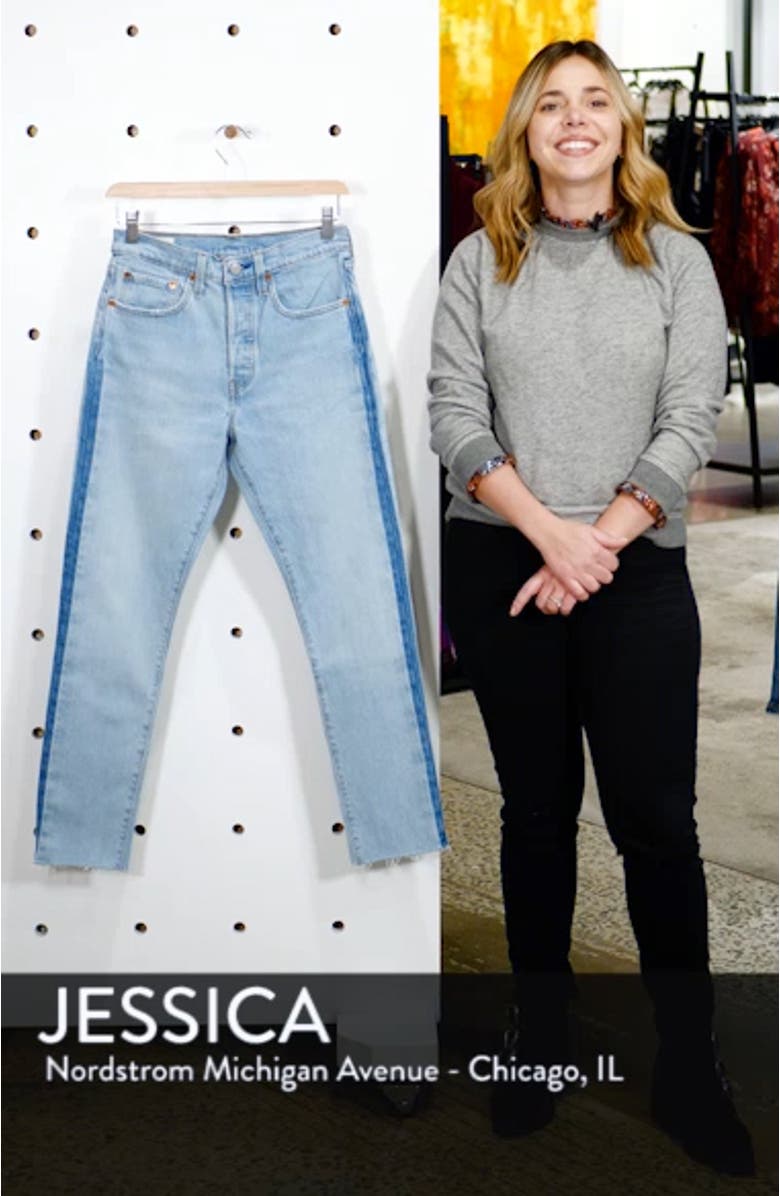 <sup>®</sup> 501<sup>®</sup> High Waist Skinny Jeans, sales video thumbnail