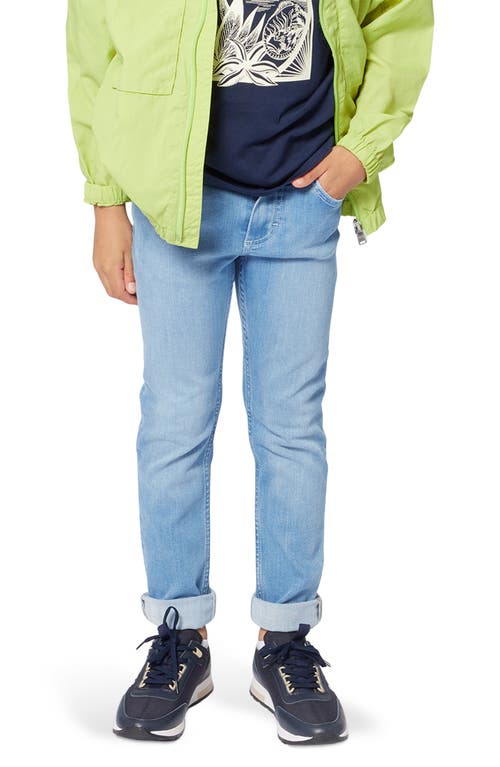 Bosswear Turn-up Jeans In Denim Blue Clear