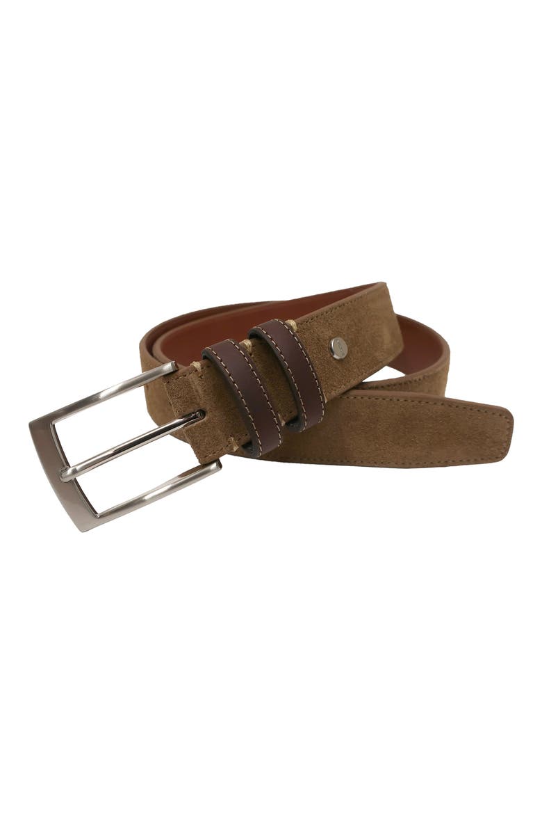Suede Belt, Alternate, color, CARMEL