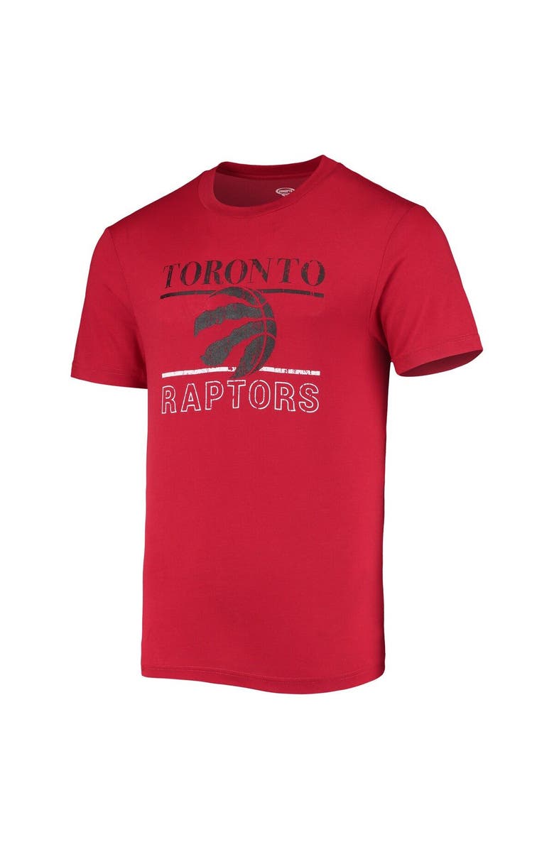 CONCEPTS SPORT Men's Concepts Sport Red/Black Toronto Raptors Lodge T-Shirt & Pants Set, Alternate, color,