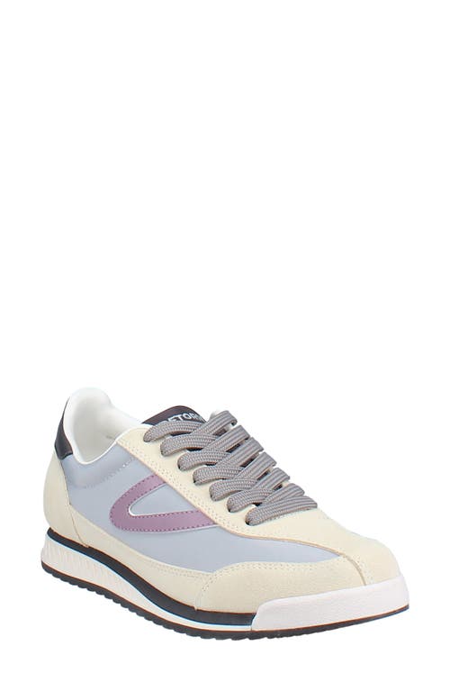 Tretorn Rawlins Retro Sneaker In Grey/lavender