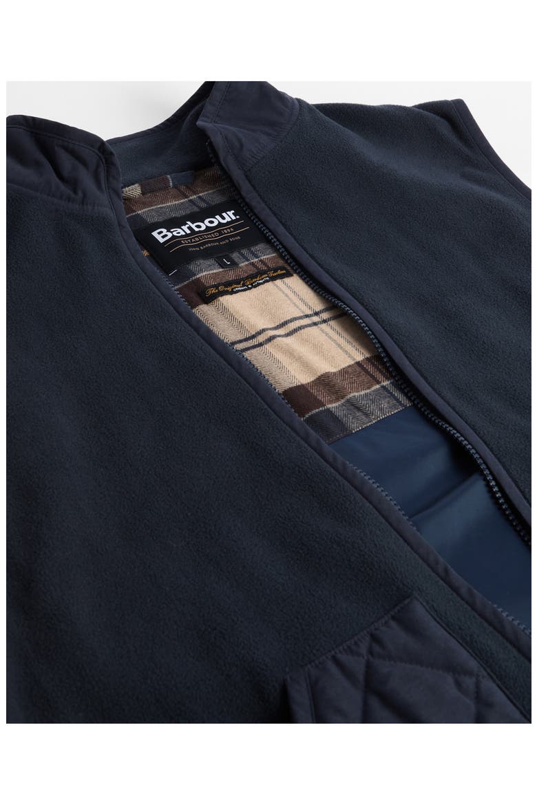 Lowich Fleece Quilted Vest, Alternate, color, NAVY