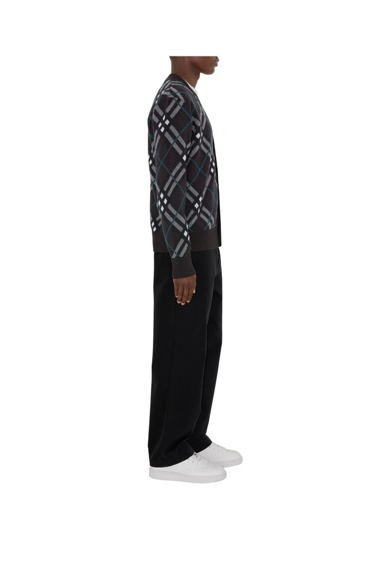 Check Wool Mohair Blend Cardigan, Alternate, color, Snug