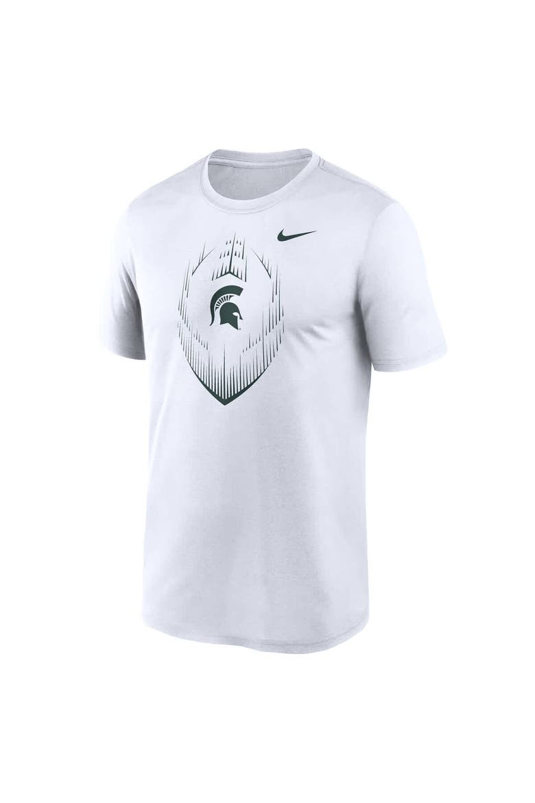 Men's Nike White Michigan State Spartans Primetime Legend Icon Performance T-Shirt, Alternate, color, White