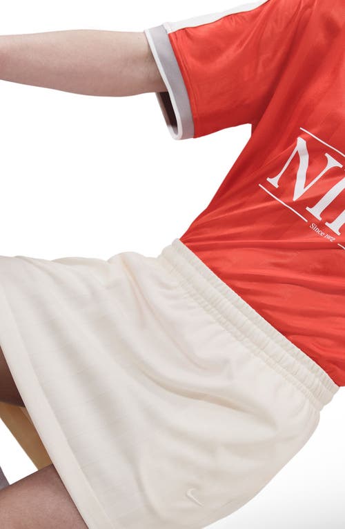Nike Sportswear Jacquard Stripe Miniskirt In White