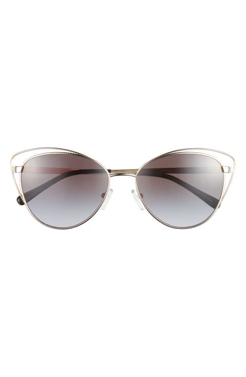56mm Gradient Cat Eye Sunglasses