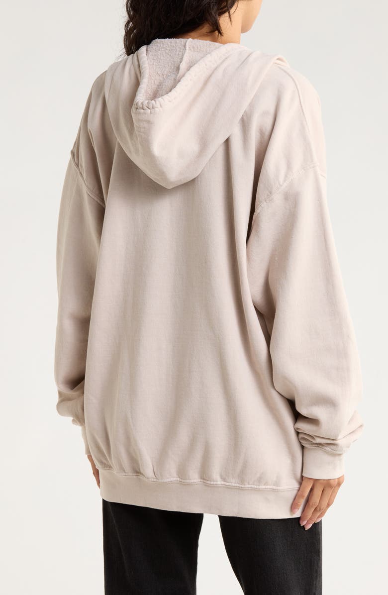 Project Social T Palm Springs Zip Hoodie, Alternate, color, Opal Grey