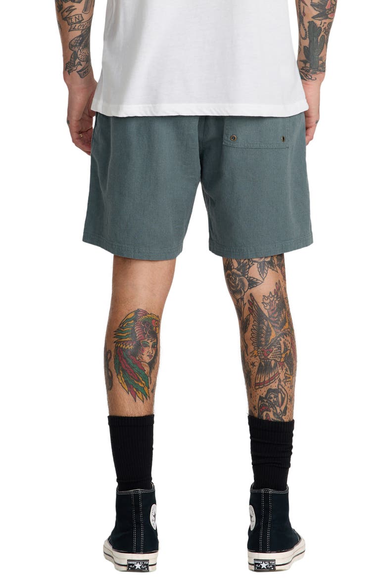 Sands Stripe Regular Fit Shorts, Alternate, color, BALSAM GREEN