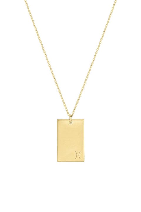 Goldie Horoscope Necklace