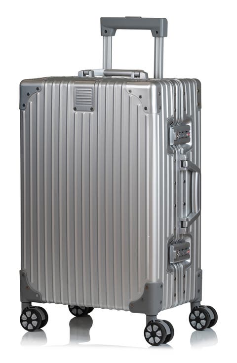 Aluminum Hardside Spinner Suitcase Carry-On