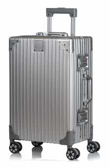 CHAMPS Aluminum Hardside Spinner Suitcase Carry-On