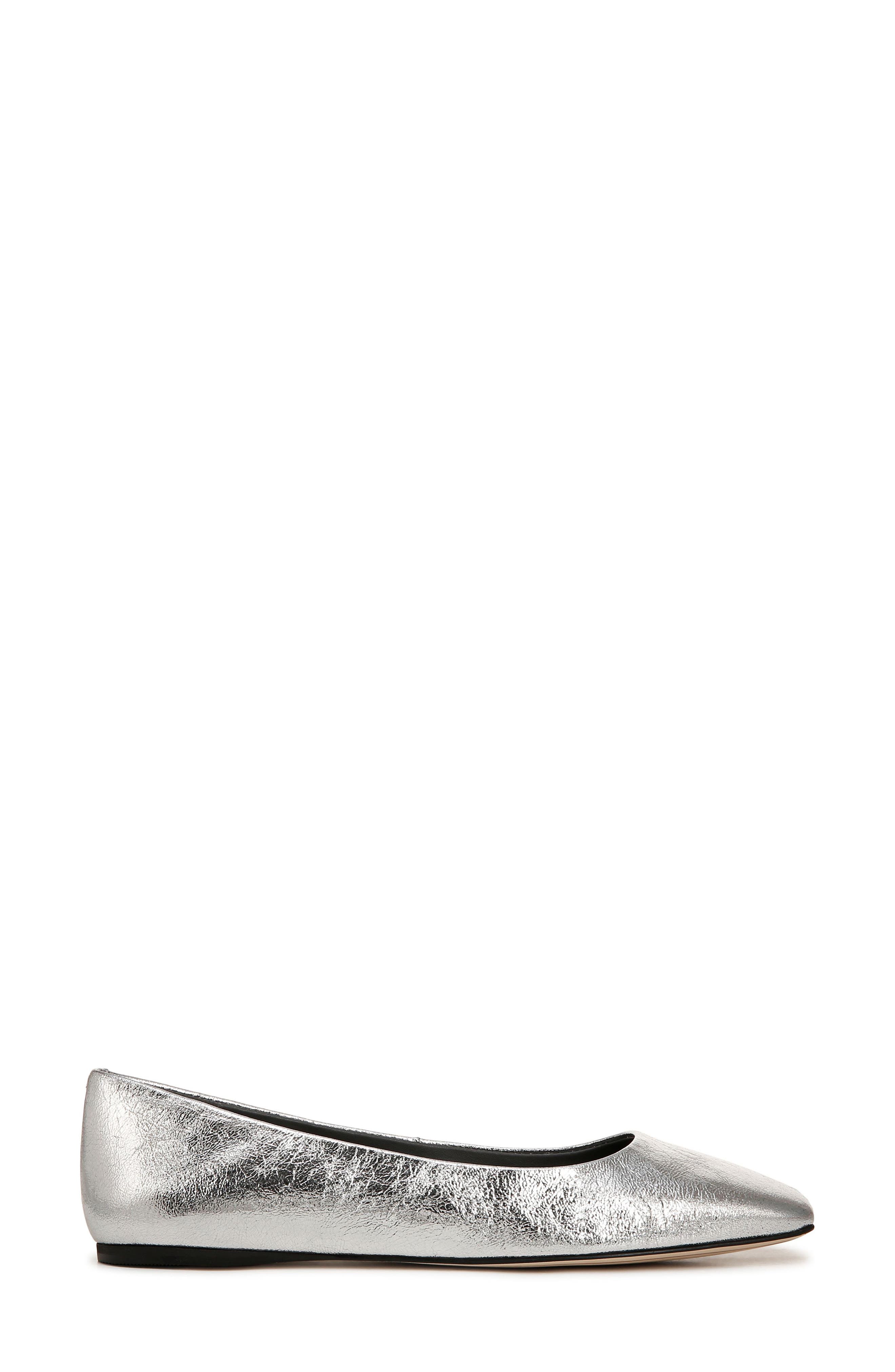 SARTO by Franco Sarto Flexa Maya Flat, Alternate, color, Silver