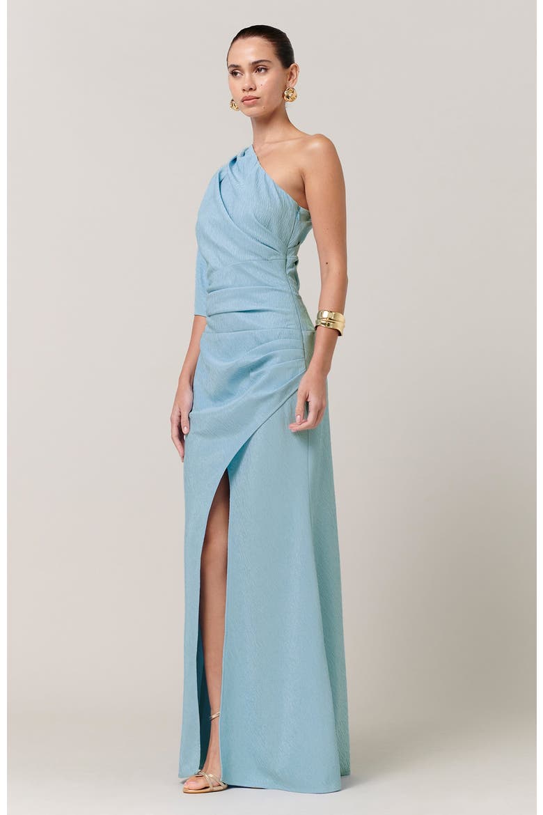 Monza Maxi Dress, Alternate, color, Sky Blue